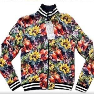 Cactus Floral Bomber Jacket